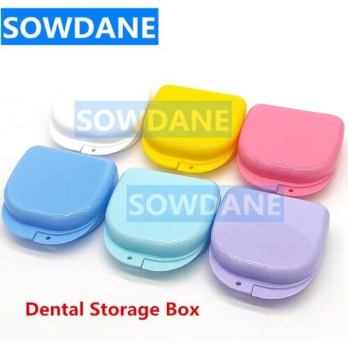 Dental Veneers equipment tools Denture Bath Box Case Dental False Teeth Appliance Container Storage Boxes Oral Care