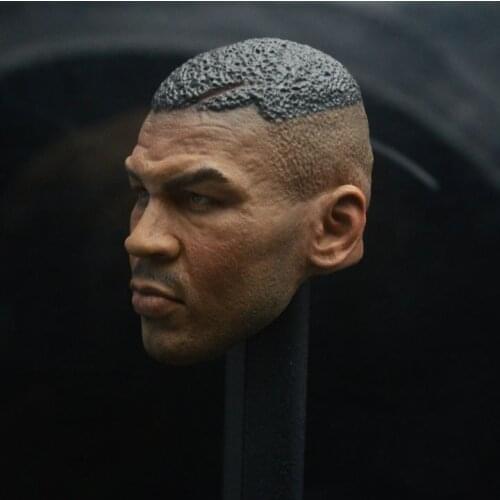 1/6 King Tyson Head Carving Male Head Sculpt Boxing Suitable for 12-inch Male Strong muscles Body Doll