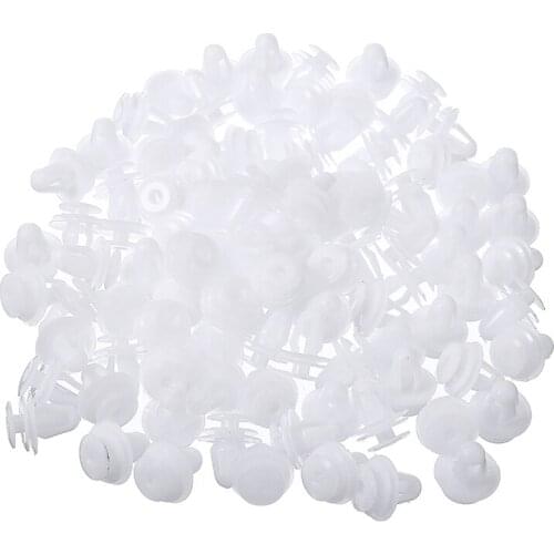 100Pcs/Set Plastic Car Door Panel Retainer Rivet Trim Clip Fastener 8.2mm Hole Durable Rivets Clips For All Car