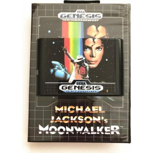 Michael Jacksons Moon walker 16 bit MD Game Card For Sega Mega Drive For Genesis