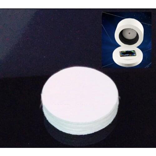 20pcs/Set Ceramic Fiber Paper 120mm Diam Round Microwave Kiln Papers Glass Fusing Paper Pottery Tool for Household DIY Craft