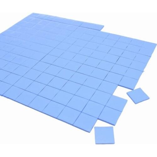 2016 high quality 100mm*100mm*0.5 mm 100 pcs Thermal Pad GPU CPU Heatsink Cooling Conductive Silicone Pad