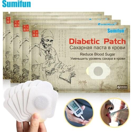 Sumifun 36pcs Herbal Diabetic Patch Blood Sugar Plaster Cure High Blood Sugar Patch Lower Blood Sugar Patch Diabetes Treatment