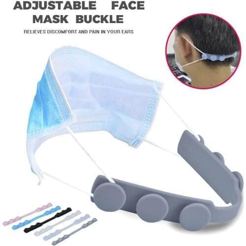 5Pcs Mask Hook Ear Protectors Extenders Savers For Face Masks Strap Silicone Adjustable Anti-slip Mask Ear Grips attache masque