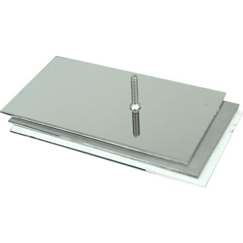 8k Mirror Surface Stainless Steel Sheet Square Plate DIY Model Thickness 1/1.5/2/3mm