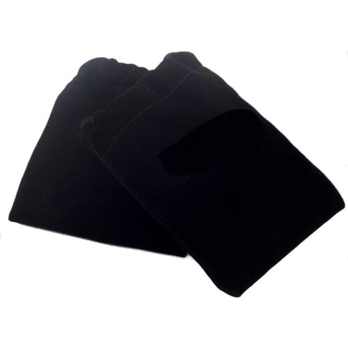 ASON 10pcs Size Black Color Velvet Jewelry Pouches Drawstring Cloth Bag Jewelry Set Pendant Necklace Earrings Gift Packaging Bag