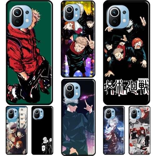 Jujutsu Kaisen Anime For Xiaomi Mi 11 Ultra 9T 10T Pro Note 10 Lite Case For POCO X3 Pro M3 F2 F3 Phone Cover
