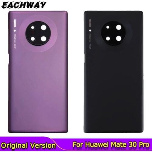 For Huawei Mate 30 Pro Battery Back Glass Cover Rear Door Housing Window With Camera Lens For Huawei Mate30 Pro Battery Cover
