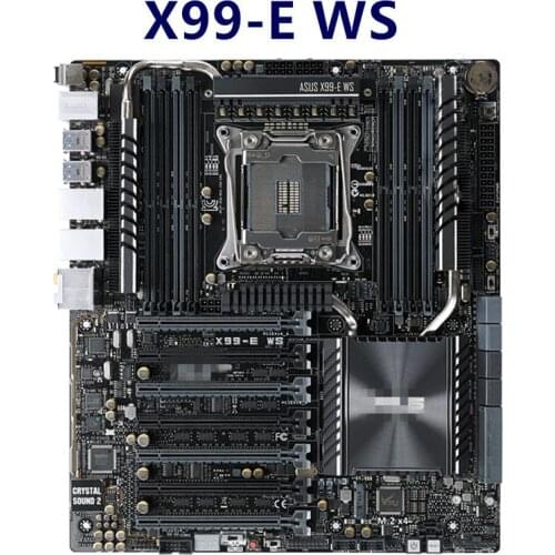 For Original Motherboard FOR ASUS X99-E WS Workstation Motherboard LGA2011 PCIE3.0 Supports 7 graphics card full speed