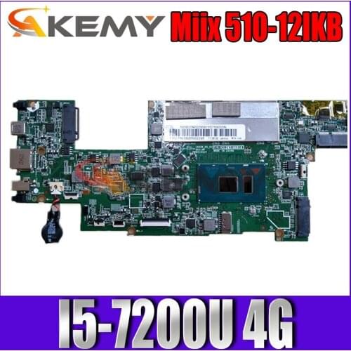 For Lenovo MIIX510 Miix 510-12IKB Tablet 1602B-05-01 With I5-7200U RAM:4G Original integrated motherboard 100% fully tested