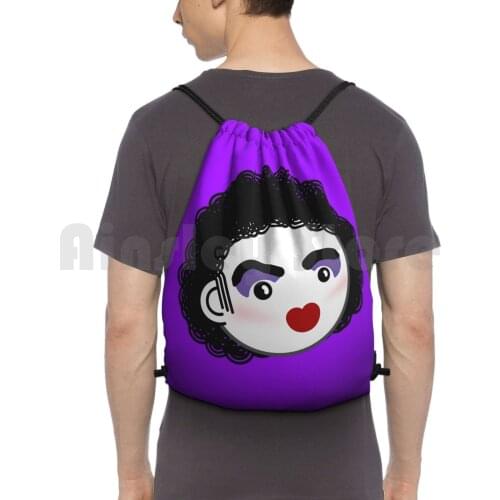 Dr. Frank N. Furter Backpack Drawstring Bag Riding Climbing Gym Bag Horror Picture Show Rhps Character Halloween Costume
