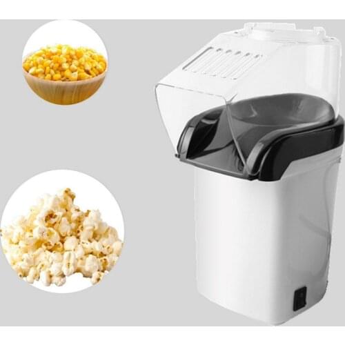 110V/220V EU Electric Corn Popcorn Maker Household Automatic Mini Hot Air Popcorn Making Machine DIY Corn Popper Children Gift