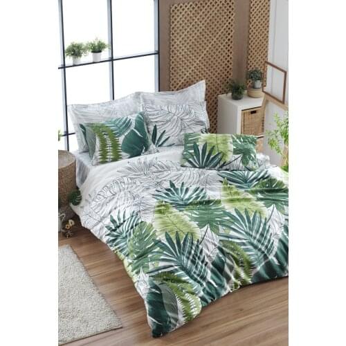 Bedding Set %100 Cotton With Pillowcase Duvet Cover Sets Linen Sheet Green Double Queen Size Quilt Covers Bedclothes Modern Cute