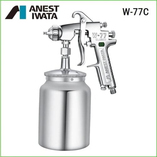 Iwata W-77C Air Mini Spray Gun Paint Sprayers Oiler Professional Automotive Paint Spray Guns Car Painting W77C Manual Spray Gun