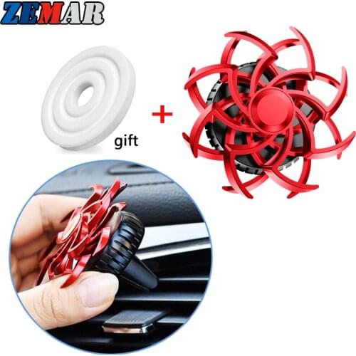 New Car Air Freshener For VW Passat B8 B7 B6 B5 CC Jetta mk6 Volkswagen Tiguan mk2 2017 2019 Rotating Spider Air Vent Perfume