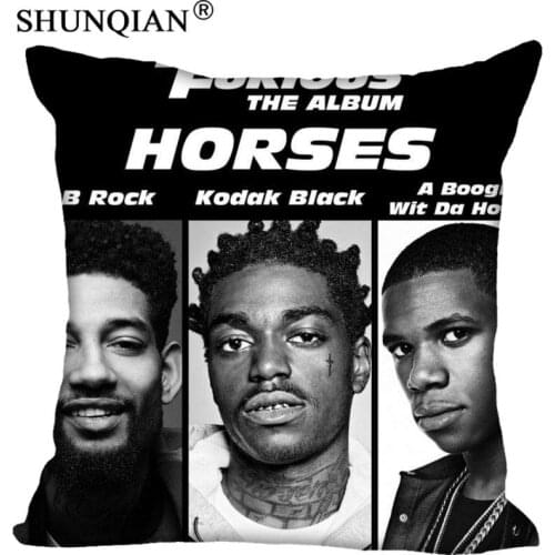 New Arrival kodak black Square Pillowcases zipper Custom Pillow Case More Size Custom your image gift