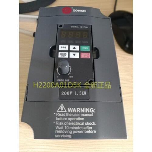 Brand new ZONCN inverter ZONCH Zhongchen inverter H2200A01D5K warmly for 1 year