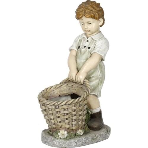 Hot European Country Villa Landscape Ornaments Cartoon Character Sculpture Flower Pot Garden Decoration Resin Crafts Flower Jar