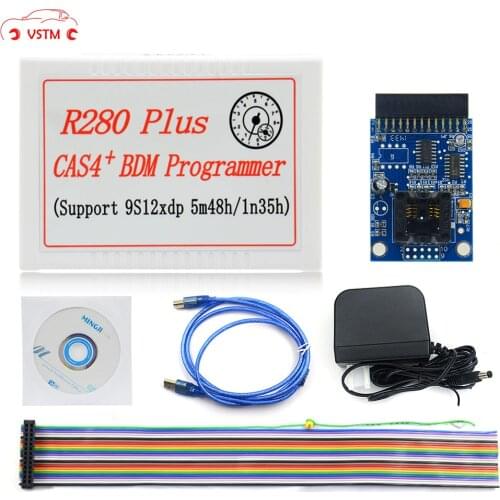 VSTM R280 Plus CAS4 BDM programmer support CAS,CAS4,EWS4,EZS MC9S12XEP100 Chip (5M48H/1N35H)