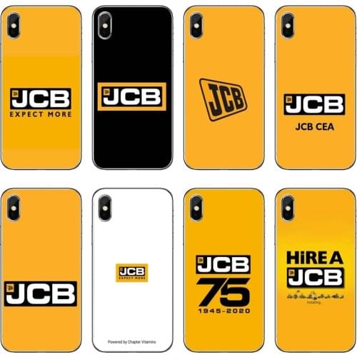 Clear Soft Cases For Sony Xperia Z5 C6 L2 XA1 XA2 XZ1 XZ2 LG G5 G6 G7 Q6 Q7 Q8 Q9 V30 V20 V10 Cool jcb excavator Case