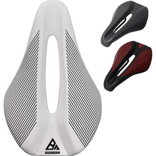 BEGINAGAIN Mountain Bike Saddle 2021 Unisex Wide Bicycle Seat Cushion Breathable Long Distance Riding Cycling Saddle Seat