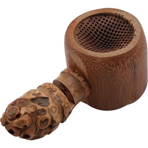 1PC Natural Bamboo Tea Strainer Infuser Filter Infusor Tea Tools Colander Gadgets Sieve For Tea Brewing Tea Drinkware Tools