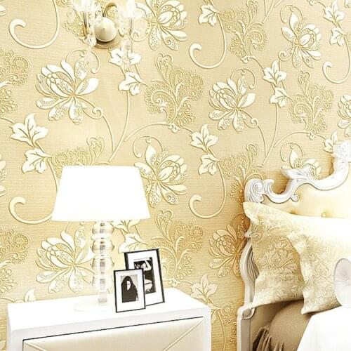 Wallpapers Youman Modern Classic Relief Florals Wallpaper for Living Room Bedroom Roll Desktop TV Background 3D Wallpaper 3d