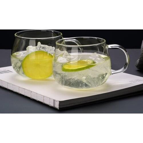 Heat-Resistant Glass Cup Beer Coffee Mug Wine Whiskey Tea Juice Glass Creative Transparent Drinkware Tumbler Cups
