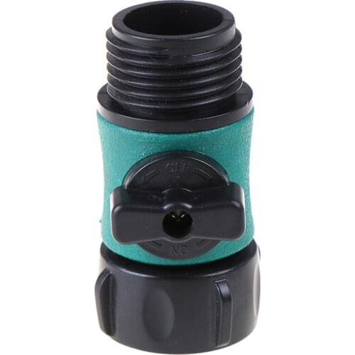 1 Pc 3/4" Female Thread to 3/4" Male Thread Garden Irrigation Valve Car Wash Prolong Hose Garden Tube Switch
