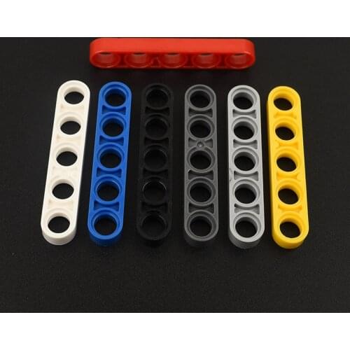 10PCS 32017 High-tech Hole beam 1 x 5 Thin Building Blocks Parts MOC DIY Education Build Toys Brick