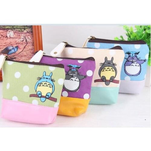 100pcs/lot! Kawaii 4Colors Canvas Storage Box Coin Wallet Purse Sundries Keys Bag Pouch Organizer