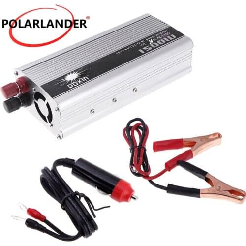 1500W Car Power Inverter Converter DC 24V to AC 110V With USB Adapter Portable Voltage Transforme modified sine wave
