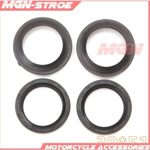 39*51 Motorcycle Front Fork Damper oil seal Dust cover For STEED400 STEED 600 VLX400/600 TSR250 Zephyr 400