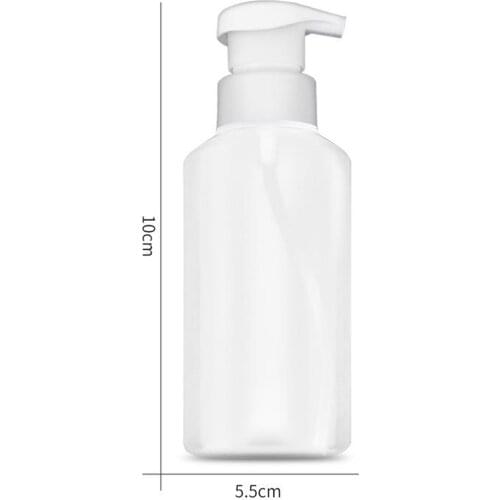 5oz(150mL) Plastic Clear Empty Foam Pump Bottle, Small and Light, Easy to Carry During the Travel, Easy to Use
