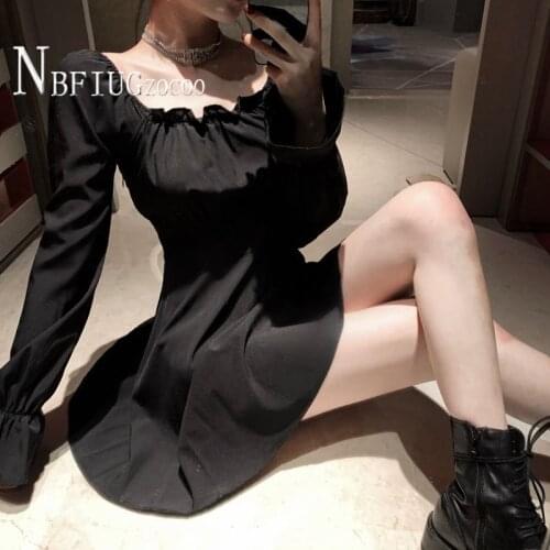 Black Color Bandage Women Dress Sexy Female Dresses