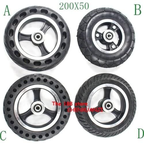 For Speedway Mini 4 Pro Solid Wheel Tire Electric Scooter Ruima Mini 4 PRO 200X50 Non-pneumatic Wheel Replacement Accessories