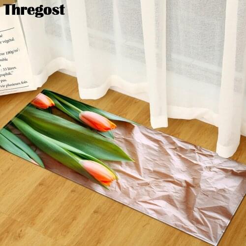 Thregost Home Welcome Rug Shoes Off Doormat Europe Kitchen Mats Office Chair Mat Microfiber Floor Carpet Absorbent Bathroom Rugs