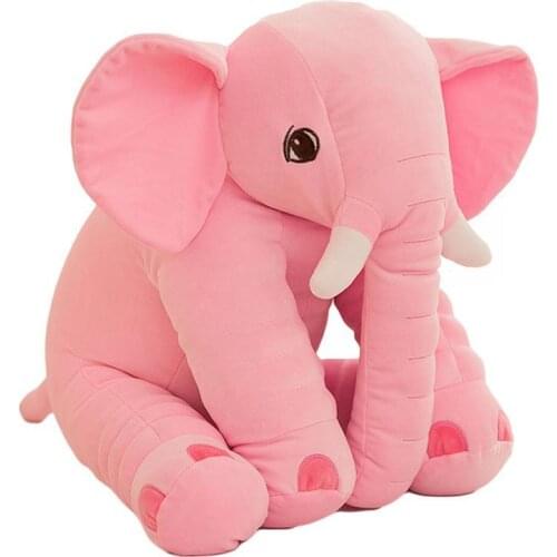 Dorimytrader Lovely 90cm Big Soft Animal Plush Doll 35'' Stuffed Cartoon Elephant Baby Sleeping Pillow Toy DY60044