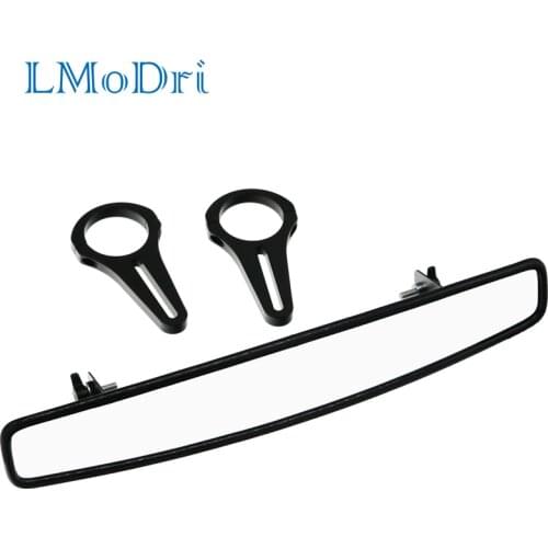 LMoDri 15" UTV XUV MTV Wide Angle Convex Rearview Center Mirror For Polaris RZR800 1000 XP900 1000 S For Yamaha Rhino