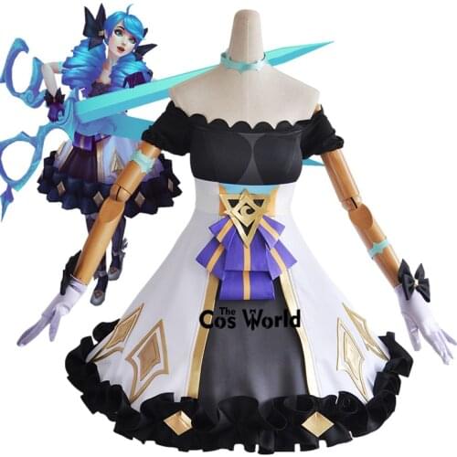 LOL THE HALLOWED SEAMSTRESS Gwen Dress Uniform Outfits Games Customize Cosplay Costumes