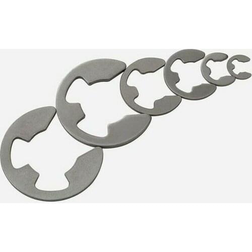M1.5-2-3-3.5-4-5-6-7-8-9-10-15 stainless steel opening ring E type snap ring
