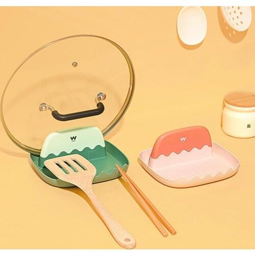 Multifunction Ladle Spoon Rest Holder Utensil Organizer Spatula Holder Racks Pot Lid Storage Pad Kitchen Storage Shelf