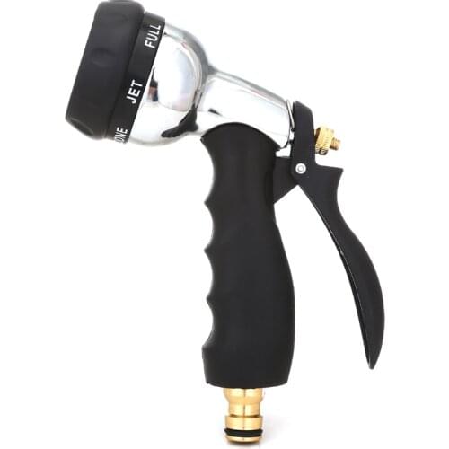 Garden Hose Nozzle Hand Sprayer Anti Slip Car Washing Water Spray Gun Cleaning Watering Tool Accessories For Camper Home Truck