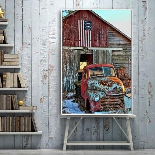 New hot DIY Diamond Painting Cross Stitch Pickup trucks Full square Diamond Embroidery Home Decoration Mosaic Painting Gift Loft