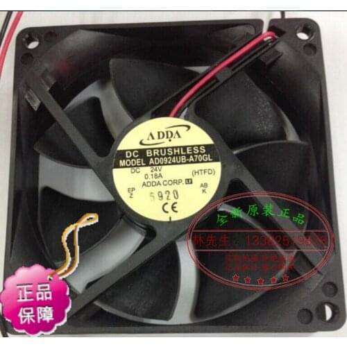 NEW ADDA AD0924UB-A70GL 9225 DC24V cooling fan