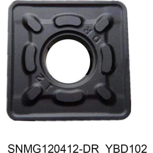 Original SNMG 120412-DR SNMG120412-DR YBD102 YBC152 YBC251 YBC252 YBC351 Cylindrical Turning Tool Lathe Cutter CNC Insert