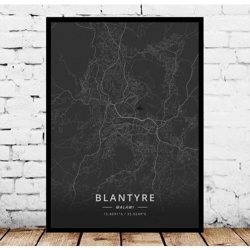 Blantyre Malawi Poster
