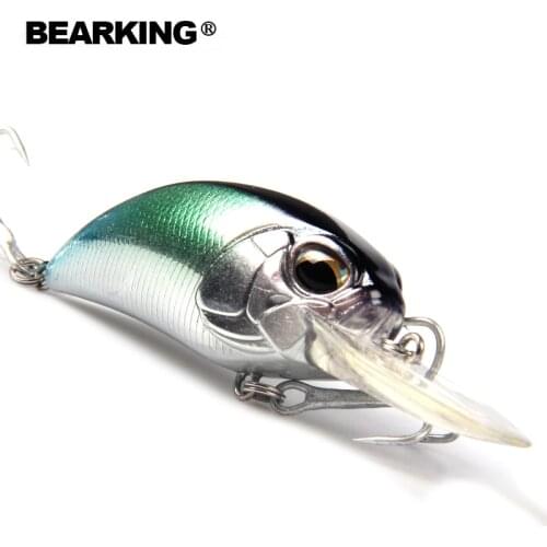 Bearking professional Hot Model quality fishing lures,65mm/16g,dive 2.7-3.2m,each lot 5pcs different colors minnow crank bait