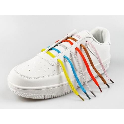 Tied-free Seconds To Wear Lazy Shoelaces For Men Women All-match Flat Elastic Childrens Casual White Shoes Colored Shoelaces