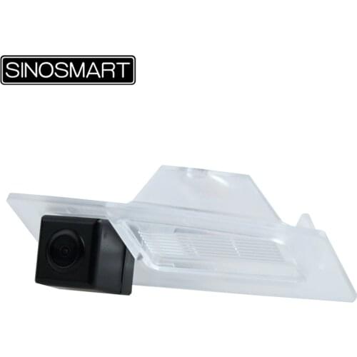 SINOSMART In Stock High Quality HD Car Parking Reversing Camera for Mazda 3 Axela Sedan with Plastic Transparent Lampshade